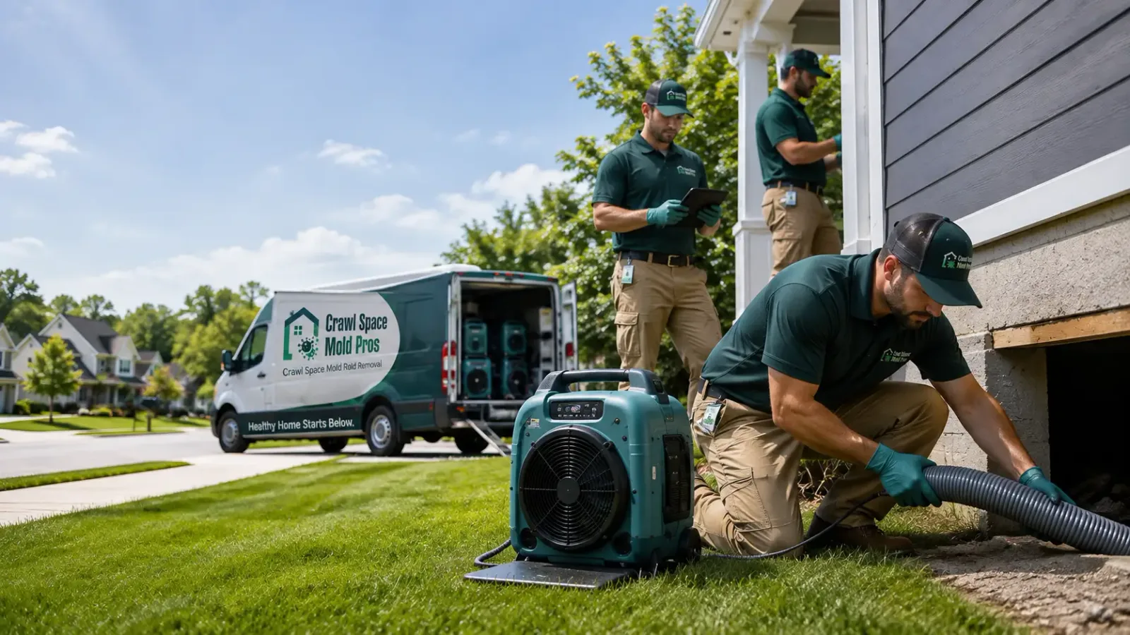 Crawl Space Mold Removal in Early, IA